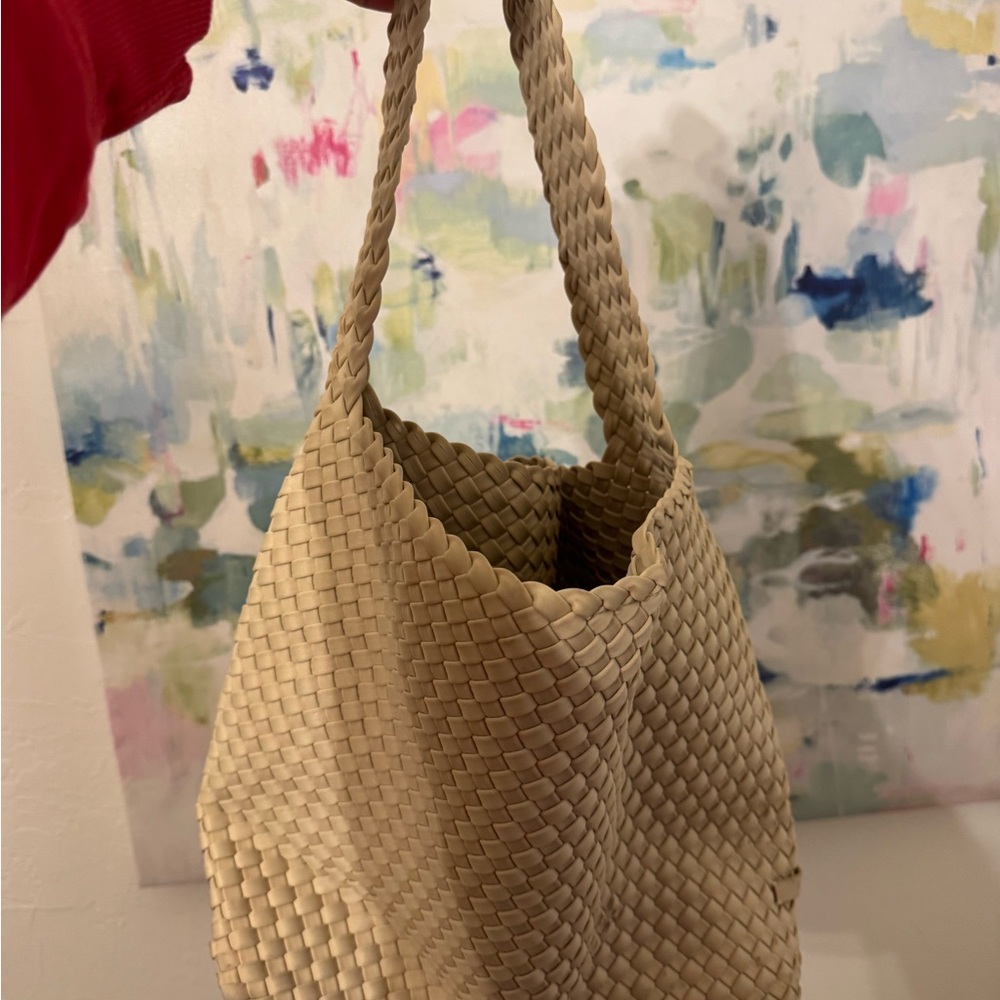 Naghedi Nomad Shoulder Tote Bag - ECRU